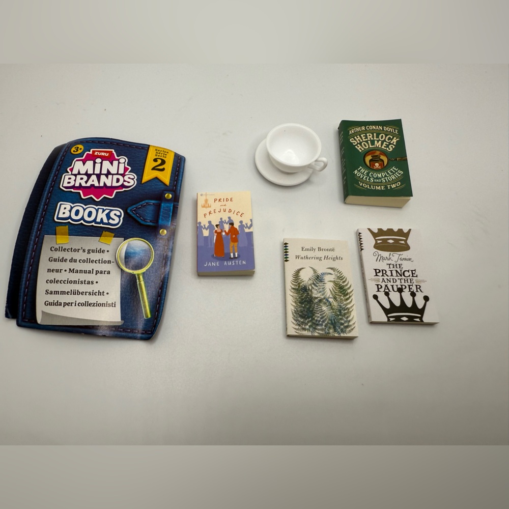 Zuru Mini Brands Books Series 2 lot Holmes tea Height prejudice prince tiny